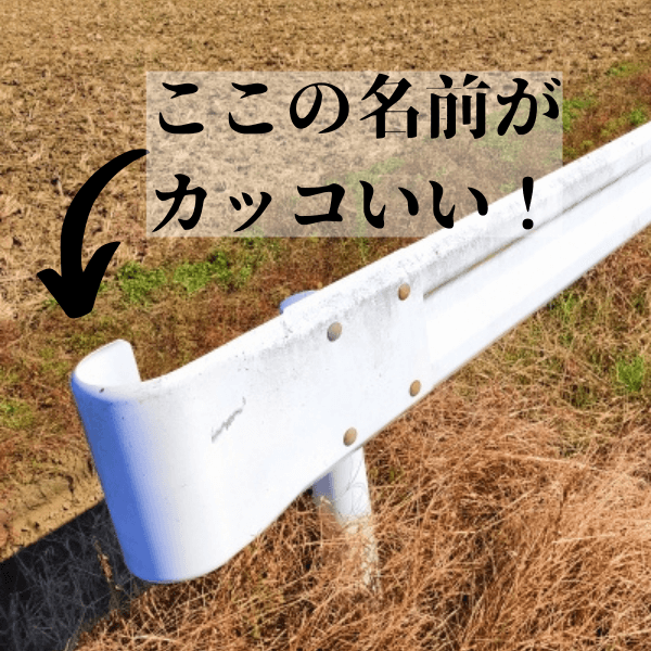 カ、カッコよすぎる!道の安全を守る「ガードレールの端の丸っこいところ」の名前が必殺技みたいで超クール!