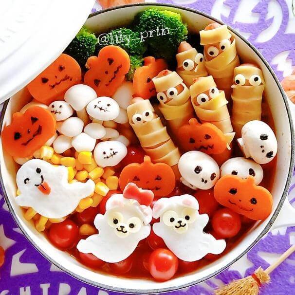 大盛り上がりの【ハロウィン鍋】ゴーストおでん、オバケぎっしりトマト鍋…「ハロウィンごはん」は1品でOKの鍋に決まり!