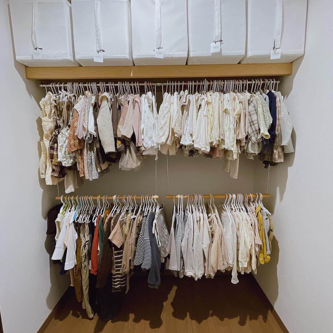 どんどん増える【子ども服】カラボ、衣装ケース、ハンガーラック、突っ張り棒…どう使う?収納上手さんの収納アイデア拝見