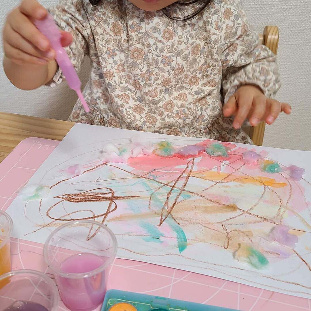 【100均グッズで理系脳を育てる!】メイク用コットンで桜を咲かせる!?春休みにぴったりのおうち実験