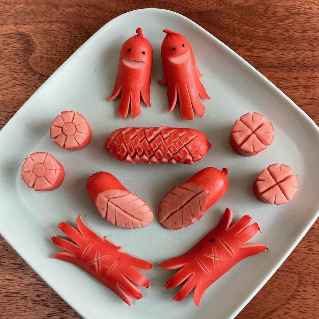 【ウインナーの飾り切り】食べやすくてかわいい!デコ苦手さんにもおすすめ!"本当に使える"切り方6選