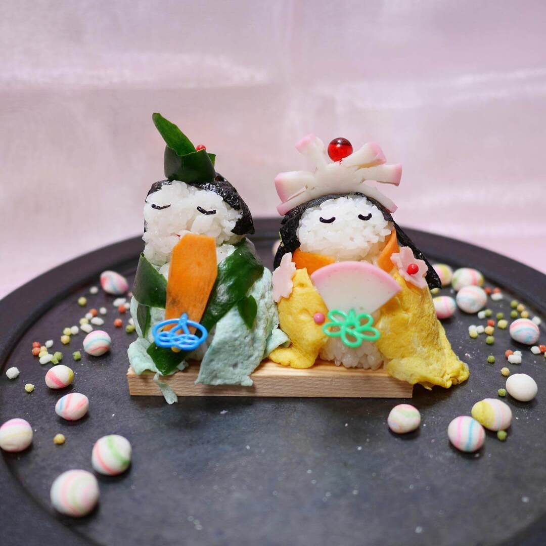 かわいすぎて食べられない♡SNSで話題の【おひなさまおにぎり】勢ぞろい!ひな祭り気分を盛り上げよう♪
