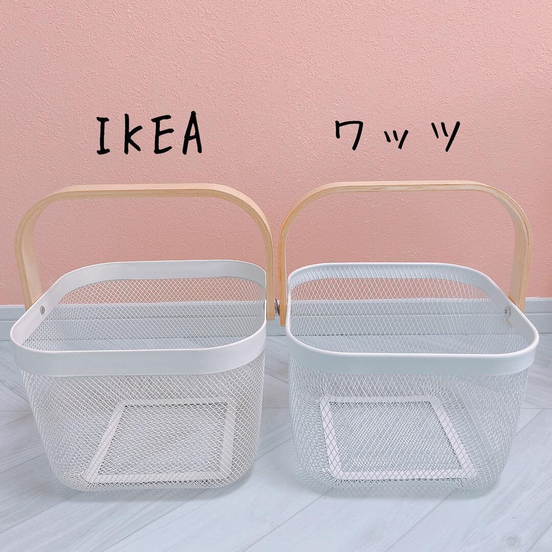【イケア激似と超話題!】100均の「スチールメッシュバスケット」が子どもグッズ収納に万能でいくつでも欲しくなっちゃった!