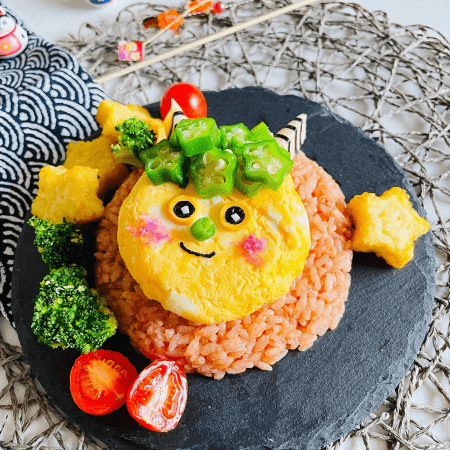 【節分の鬼ごはん】当日でも間に合う♪おにぎり、パスタ…いつものメニューにひと手間!子どもが喜ぶアイデア6選