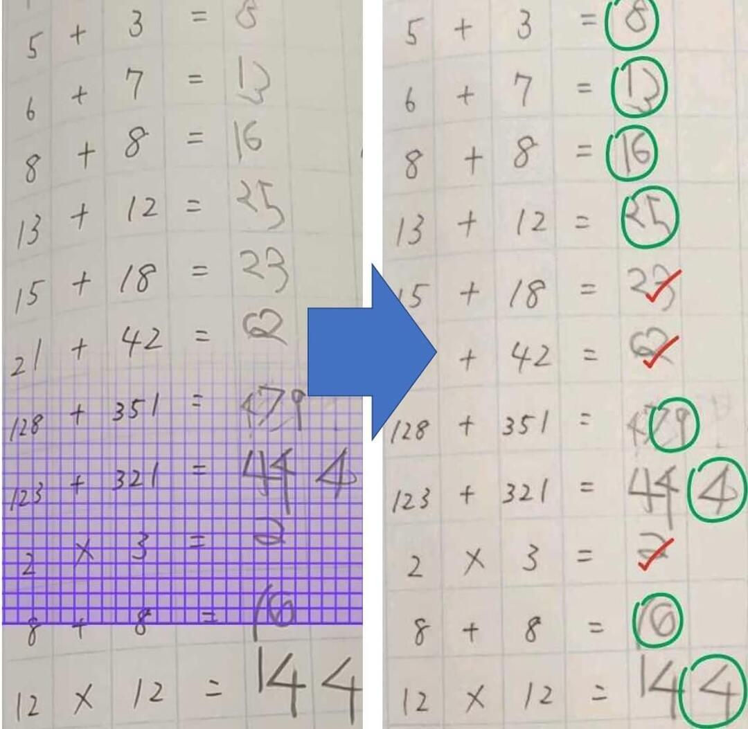 【神アプリ発見】じつは面倒すぎて悩ましかった「算数の丸つけ」が1秒で終わる!!感動レベルのその実力を徹底レポート!!