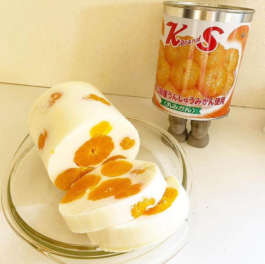 【缶詰丸ごとゼリー】パインもみかんもシロップごと固めるだけ!これからの季節に大活躍の”映えおやつ”に注目!